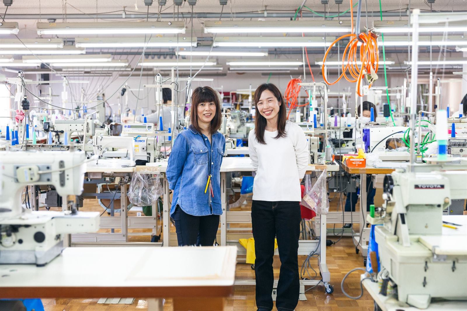 縫製工場のスタッフ